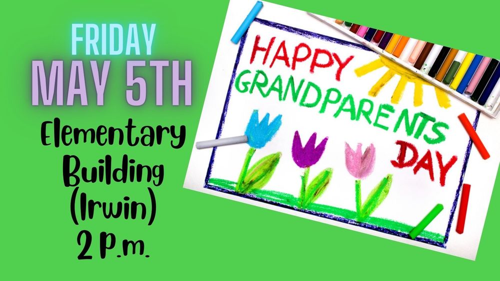 friday may 5gh elementary building irwin 2 p.m.